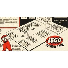 LEGO Town Plan Board, Large Plastic (set 1200-1)