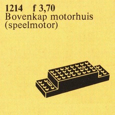 Upper Part of Motorhome for 4.5V/12V Trainmotor (set 1214-1)