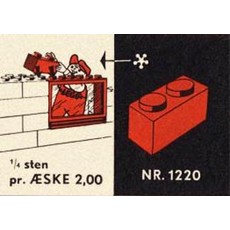 1 x 2 Bricks (set 1220-2)