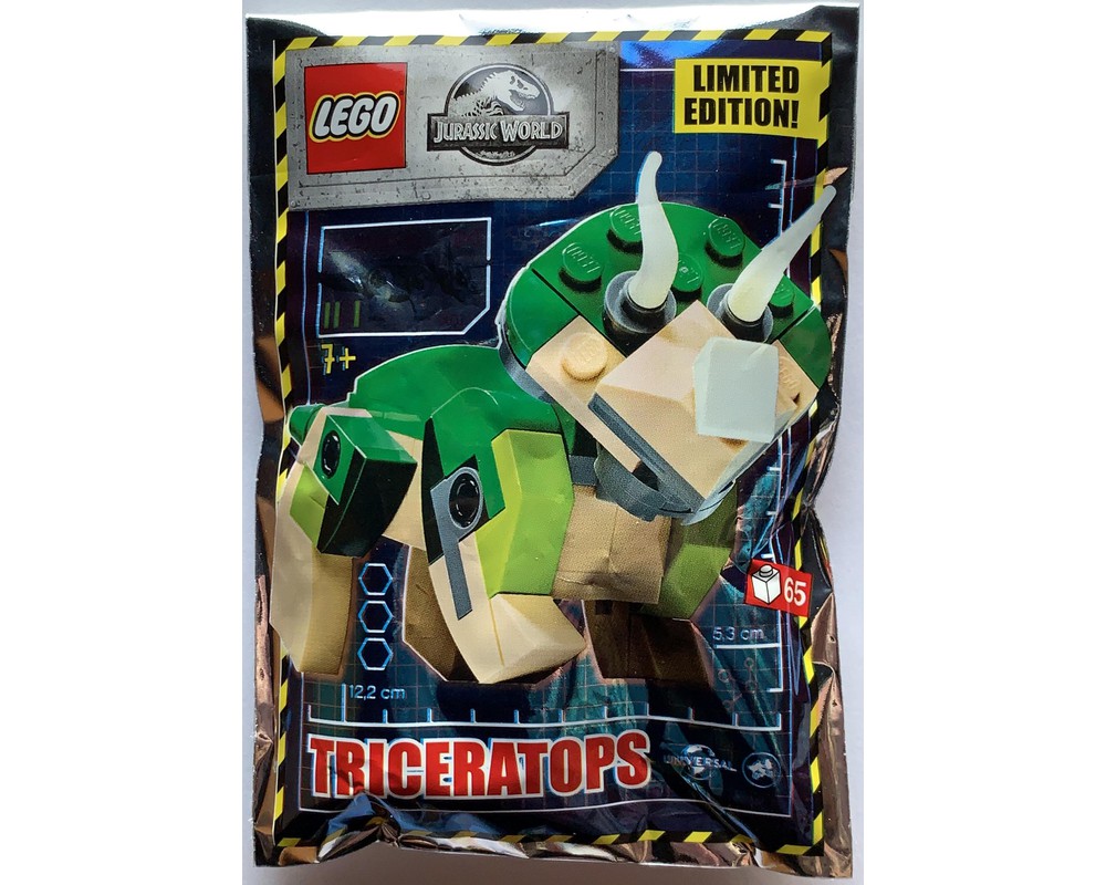 lego jurassic world triceratops recovery minikits