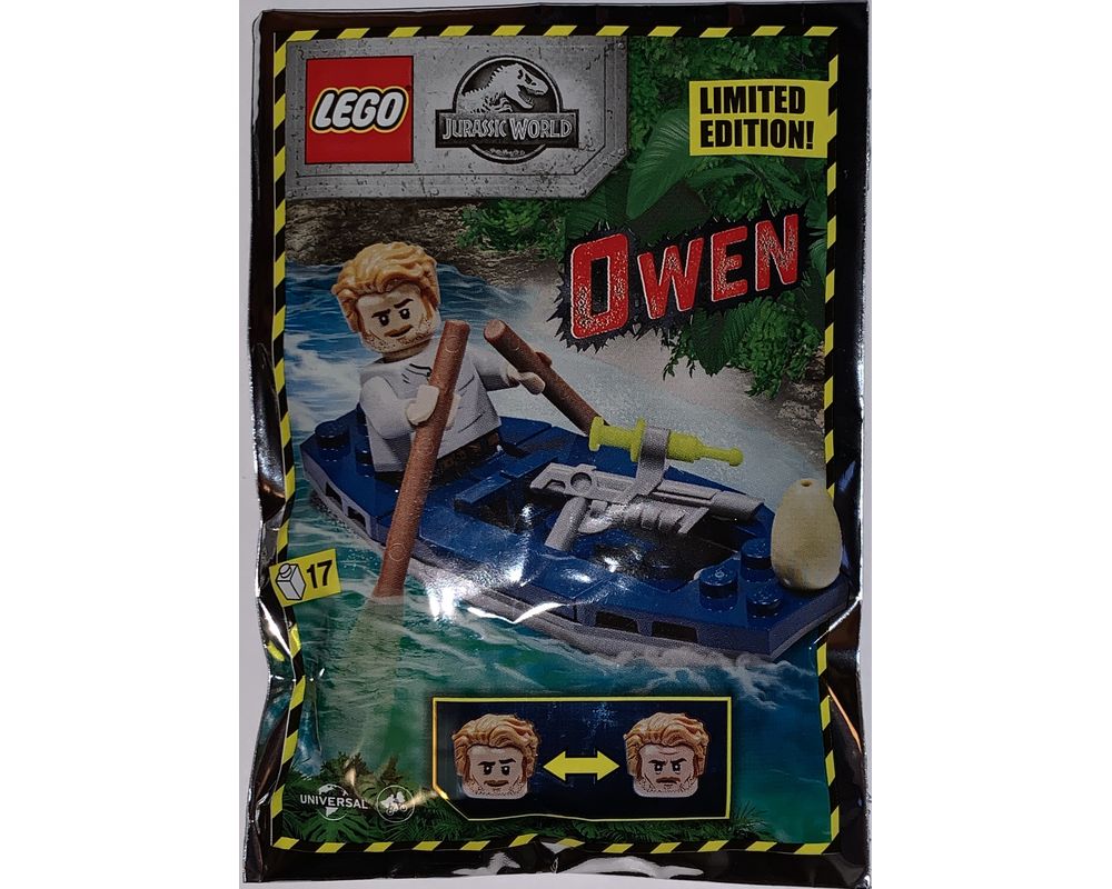 Lego 122007 Jurassic World Limited Edition Owen NEUF ET Neuf dans sa boîte 