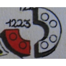 2 x 2 Curved Bricks (set 1223-3)