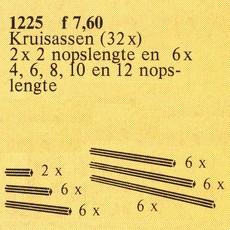 Assortment of Axles (set 1225-1)