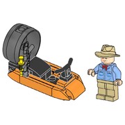 Alan Grant and Propeller Boat