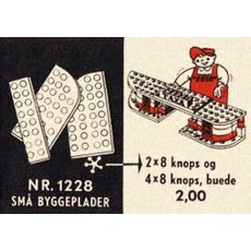 4 x 8 Curved & 2 x 8 Plates (set 1228-2)