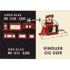 Windows and Door without Glass (set 1230-2)