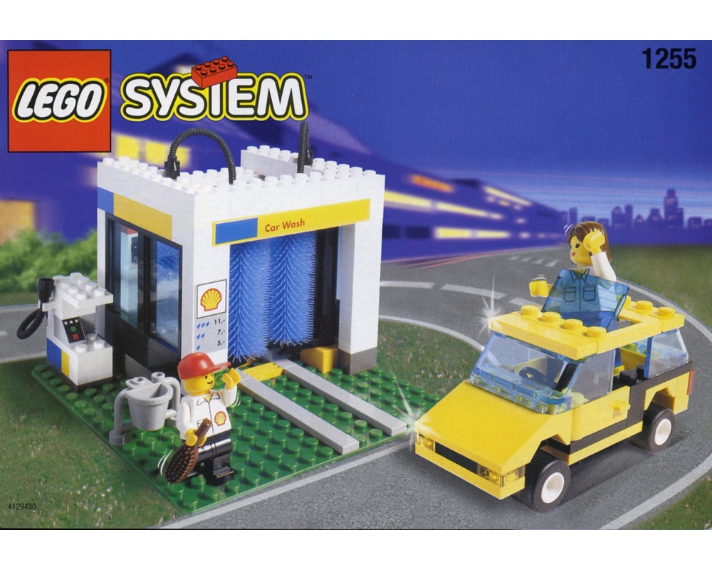 LEGO Shell Car Wash (1999 Town > Town Jr.) | Rebrickable - with LEGO