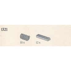 Worm Gear and Racks (set 1321-1)