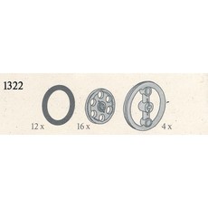 Pulleys, Tires, and Steering Wheels (set 1322-1)