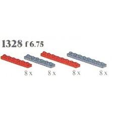 Red/Black Plates (set 1328-1)