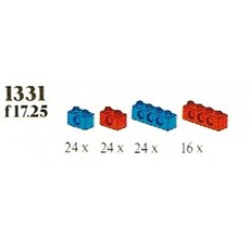 Red/Blue Bricks (set 1331-1)