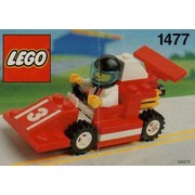 Red Race Car Number 3