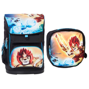 Legends of Chima Fire and Ice Large Backpack with Gym Bag