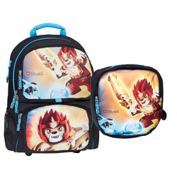 Legends of Chima Fire and Ice Backpack with Gym Bag