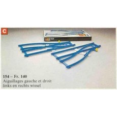 Switch Track - 1 Right and 1 Left (set 154-1)