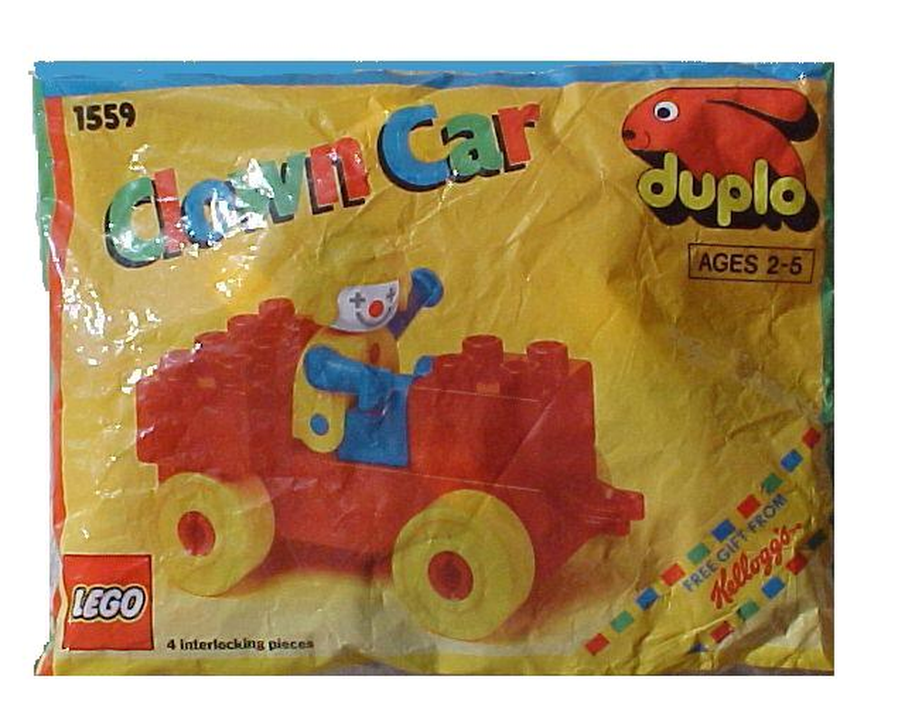 LEGO Set 1559-1 Clown Car (1990 Duplo > Town) | Rebrickable - Build ...