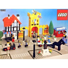 Town Square - Castle Scene (set 1592-1)