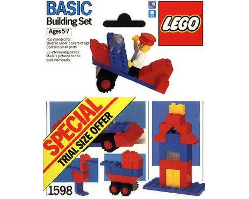 LEGO BASIC 1588 Building Set Vintage