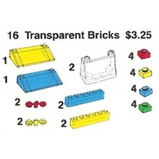 Transparent Bricks (set 16-1)