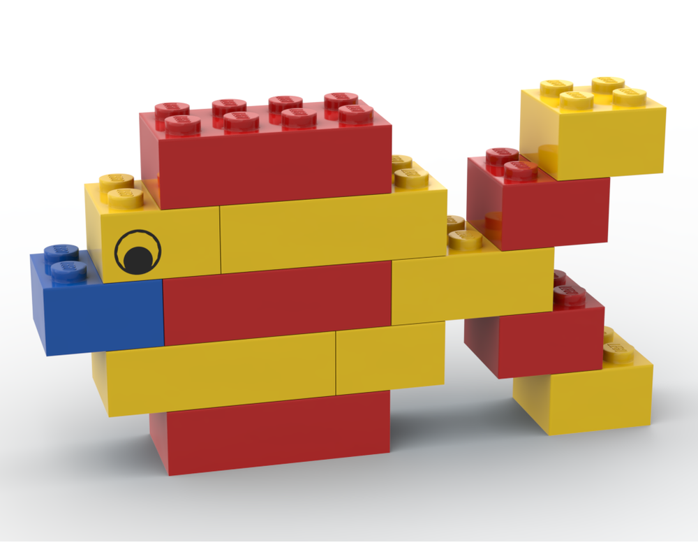 LEGO Set 1605-1-b1 Fish (1987 Universal Building Set > Basic ...