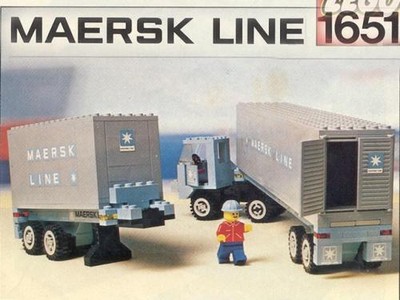 LEGO 1651-2 Maersk Line Container Truck