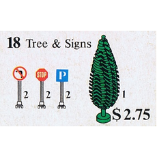 Tree and Signs (set 18-1)