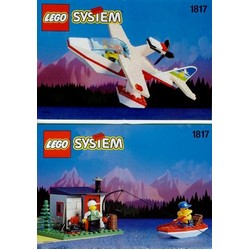 Sea Plane with Hut and Boat