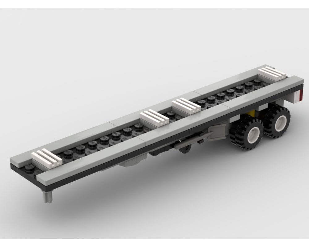 LEGO Set 1831-1-s2 Container Trailer (1995 Town > Classic Town ...