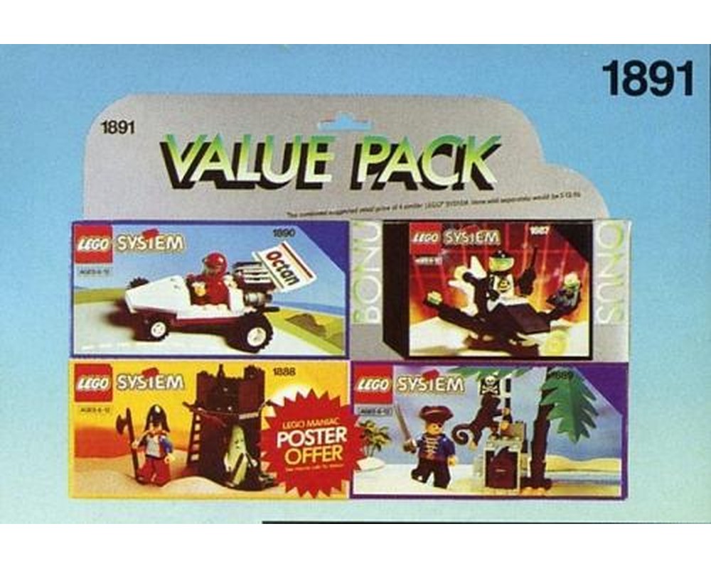 LEGO Set 18911 Four Set Value Pack (1992 Value Packs) Rebrickable
