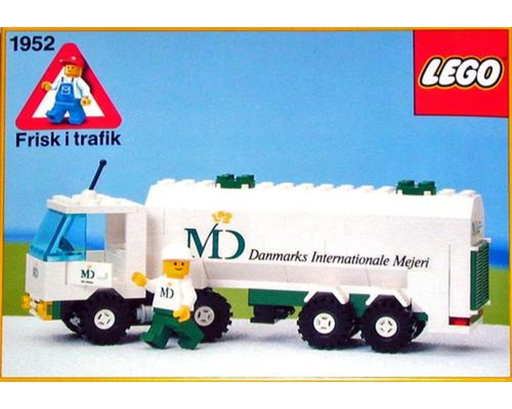 LEGO Set 1952-1 Dairy Tanker (1989 Town > Classic Town) | Rebrickable - Build with LEGO