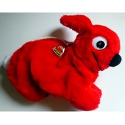 Plush Red Bunny / Rabbit Storage Bag