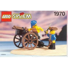 Pirate's Gun Cart (set 1970-1)