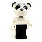 Fabuland Figure Panda 2 - Orzoro Nestlé Promotional polybag