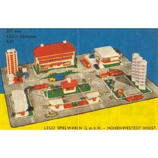 LEGO Town Plan Board, Continental European Cardboard Version (set 200-4)