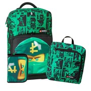 Ninjago Lloyd Backpack with Gym Bag and Pencil Case
