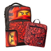 Ninjago Kai Backpack with Gym Bag and Pencil Case