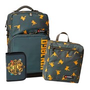 Ninjago Golden Team Backpack with Gym Bag and Pencil Case