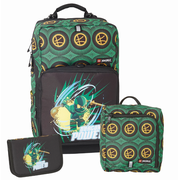 Ninjago Dragon Power Backpack with Gym Bag and Pencil Case