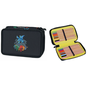 Ninjago Ninja Skills 3-Layered Pencil Case with Pencils