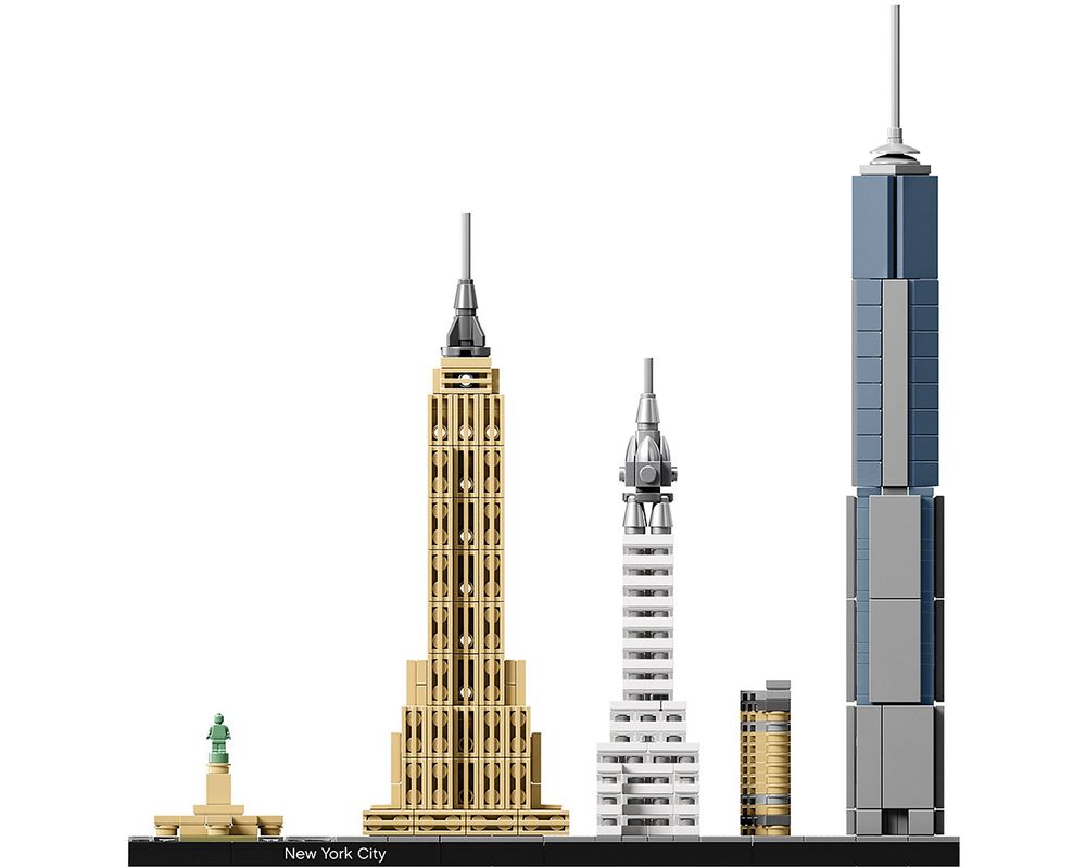 Build LEGO with 21028-1 City - Rebrickable Set | New York (2016 Skylines) Architecture LEGO >