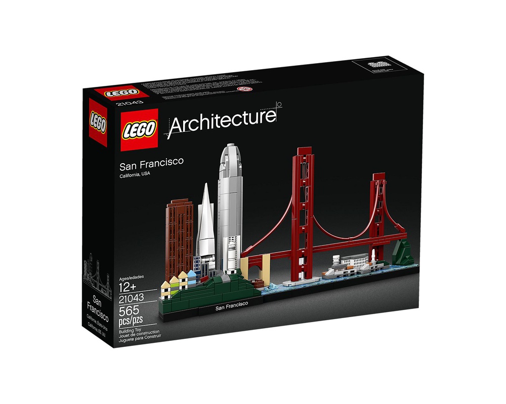 agitation Ofte talt en lille LEGO Set 21043-1 San Francisco (2019 Architecture > Skylines) | Rebrickable  - Build with LEGO
