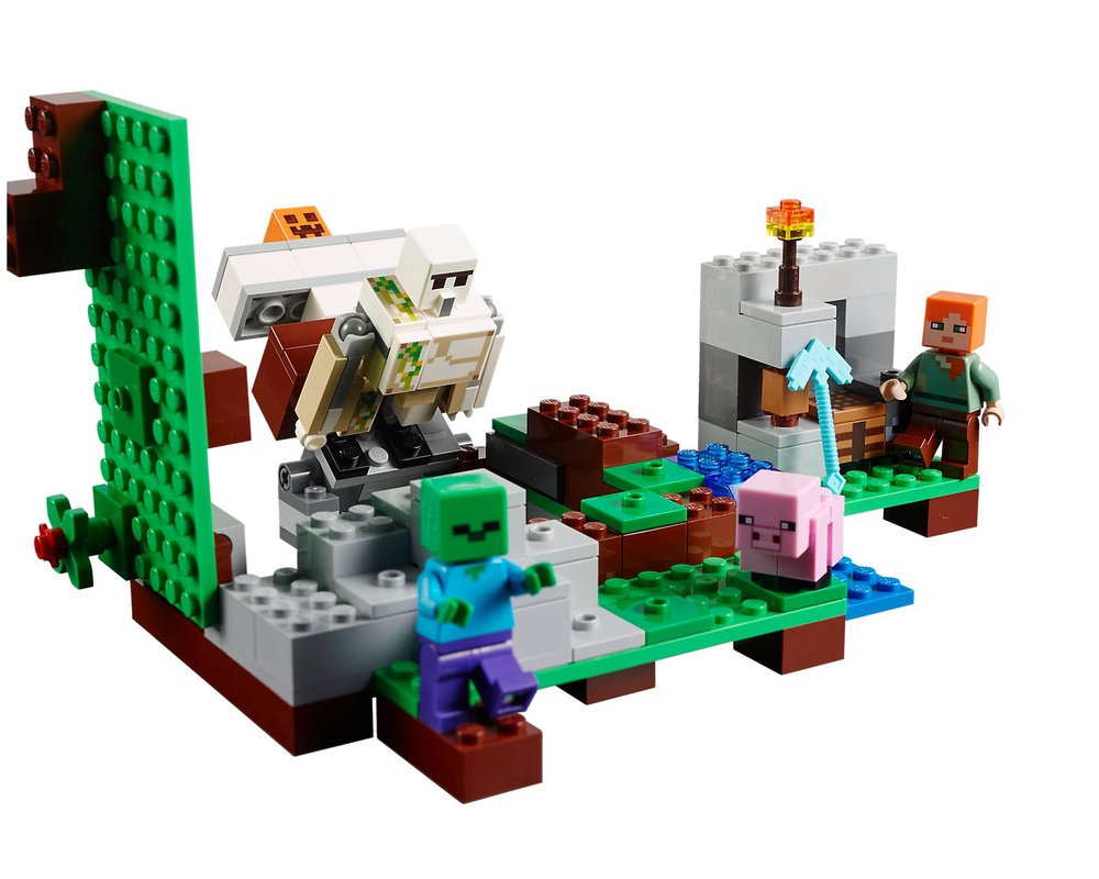 LEGO Set 21123-1 The Iron Golem (2016 Minecraft) | Rebrickable - Build ...