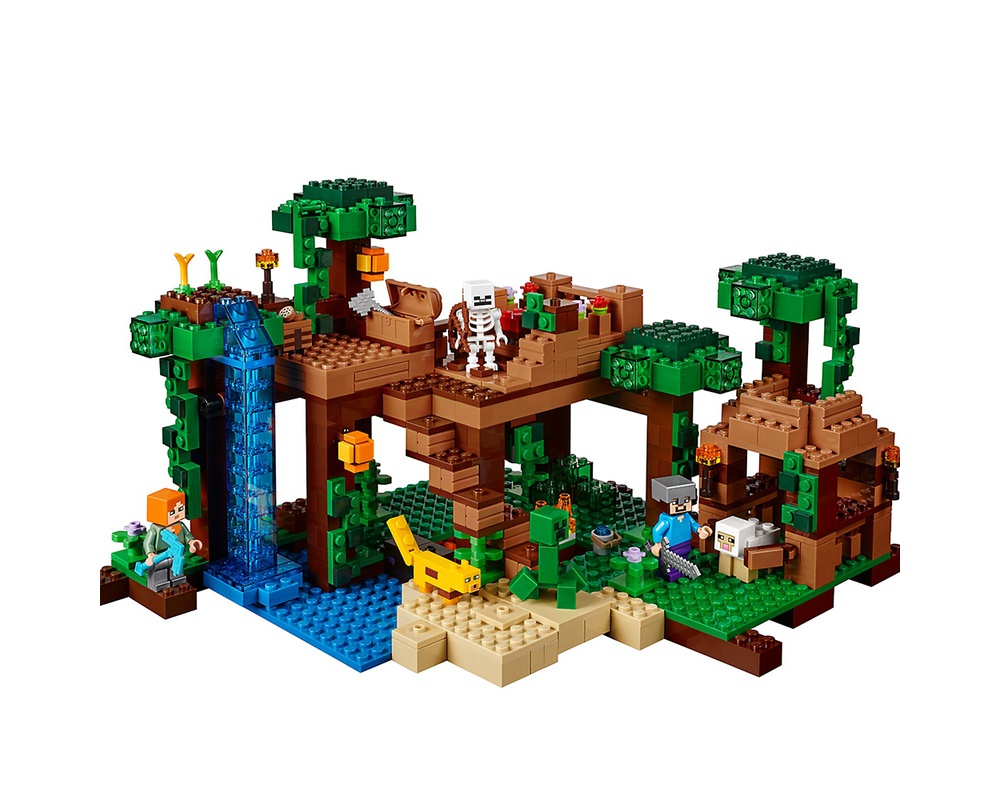 LEGO Set 21125-1 The Jungle Tree House (2016 Minecraft) | Rebrickable ...
