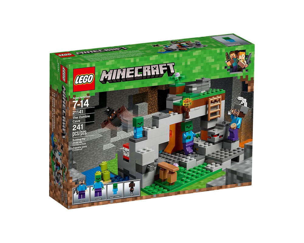 LEGO 21141-1 The Zombie Cave Minecraft) | Rebrickable - with LEGO