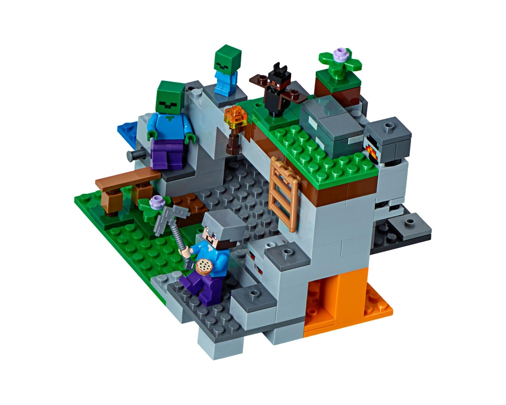 LEGO 21141-1 The Zombie Cave Minecraft) | Rebrickable - with LEGO