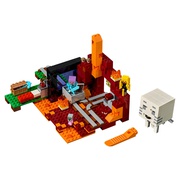 LEGO MOC Improved Minecraft Nether Fortress by sebbl