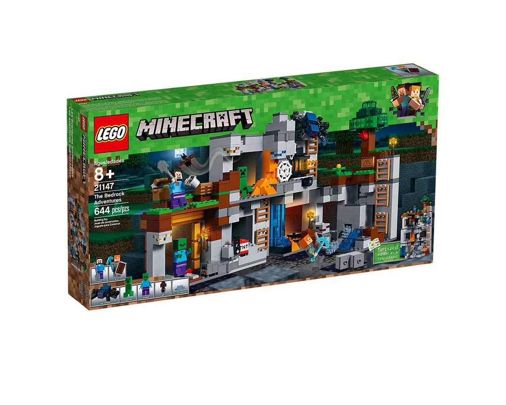 LEGO Set 21147-1 The Bedrock Adventures (2018 Minecraft) | Rebrickable ...