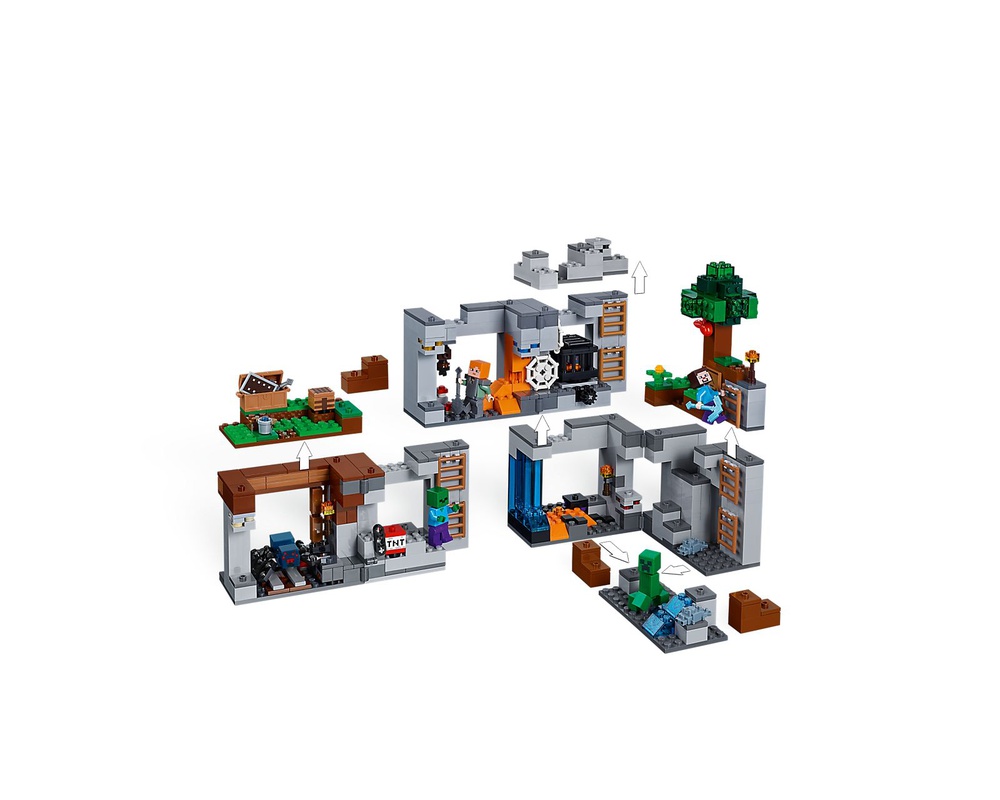 LEGO Set 21147-1 The Bedrock Adventures (2018 Minecraft