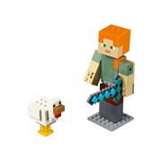 Minecraft Alex BigFig with Chicken
