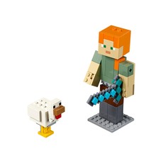 Minecraft Alex BigFig with Chicken (set 21149-1)
